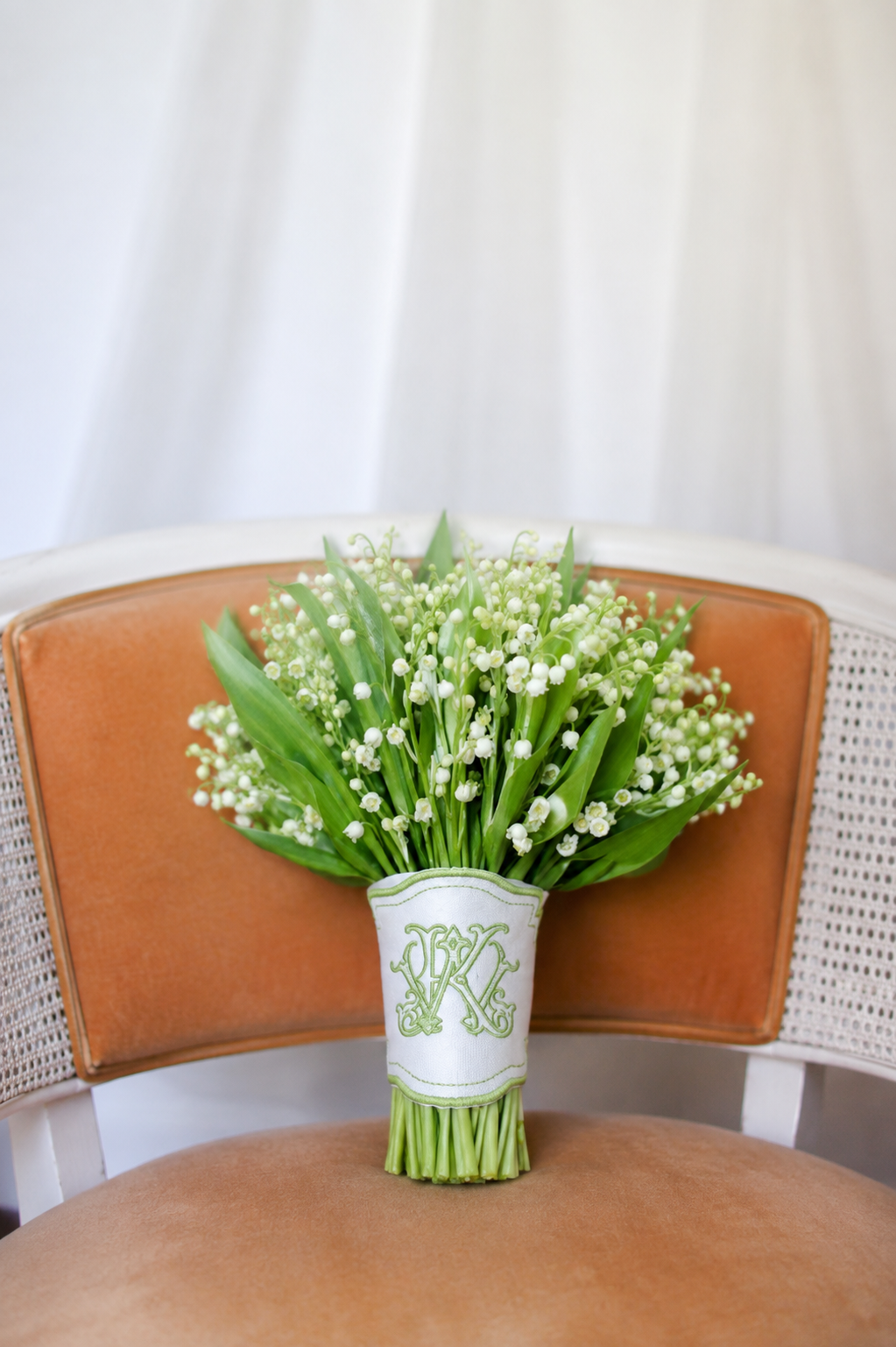 Custom Monogram/Crest Bouquet Wrap (Upload your personal design!)