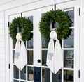 Set of 2 Wedding Wreath Sashes