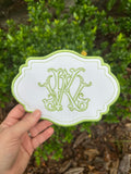 Custom Monogram/Crest Bouquet Wrap (Upload your personal design!)